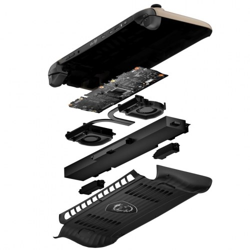 Håndholdt spillekonsol MSI Claw 8 AI+ 8" 1 TB – Touch, Wi‑Fi 7 – Beige