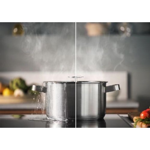 Induktionskogeplade Electrolux Serie 700, 60 cm, 4 zoner, sort glas