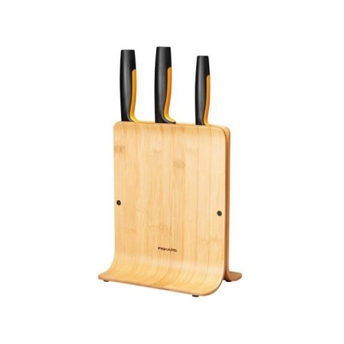 Knivblok med slidser - Fiskars Functional Form, 4 dele