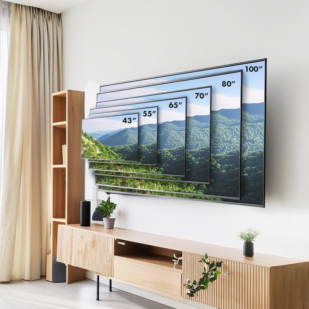 Vægbeslag til TV – Maclean MC-422, 43"–100", vippefunktion, max VESA 800×400, 120 kg