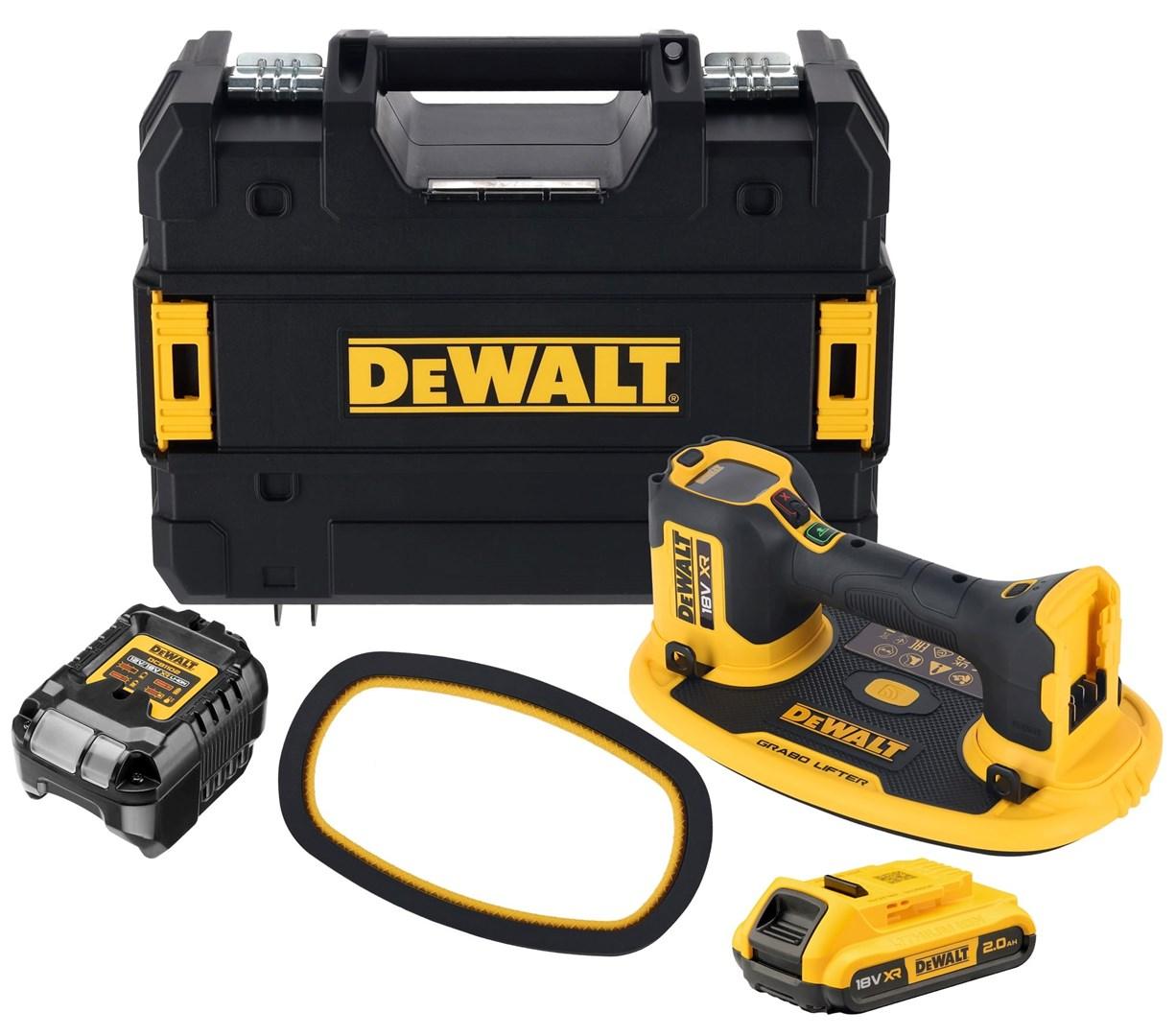 Vakuumløfter 18V XR DeWALT Grabo - 1x2,0 Ah billede