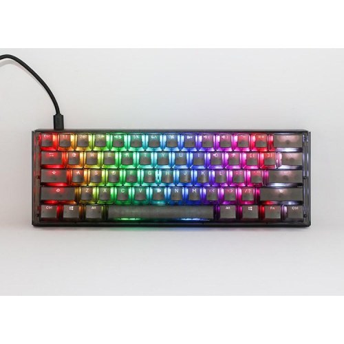 Tastatur gaming Ducky One 3 Aura Mini USB, mekanisk, QWERTY US International, sort