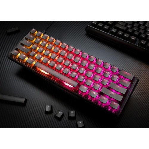 Tastatur gaming Ducky One 3 Aura Mini USB, mekanisk, QWERTY US International, sort