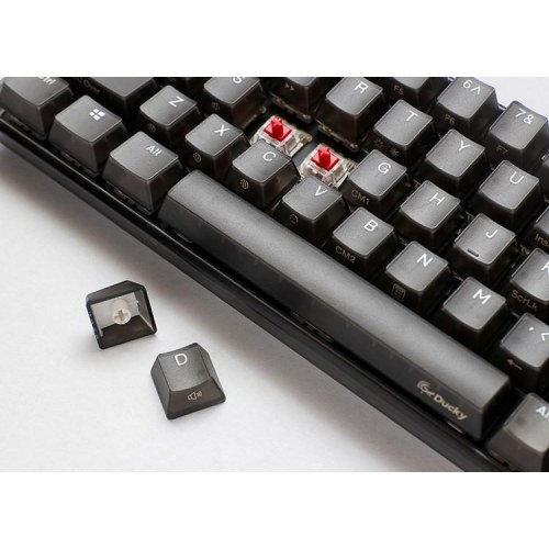 Tastatur gaming Ducky One 3 Aura Mini USB, mekanisk, QWERTY US International, sort