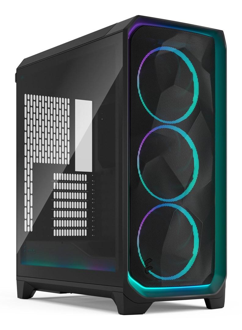 PC kabinet Fractal Design Meshify 3 Ambience Pro RGB – Black TG Light Tint billede
