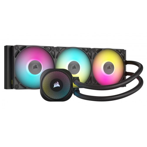 Vandkøler til CPU – Corsair iCUE LINK TITAN RX RGB 360 mm, sort