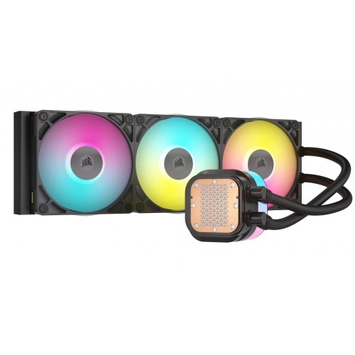 Vandkøler til CPU – Corsair iCUE LINK TITAN RX RGB 360 mm, sort