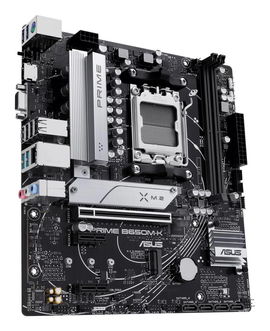 Bundkort ASUS Prime B650M-K - AMD B650, Socket AM5, micro ATX billede