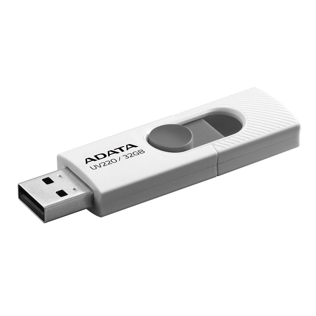 USB stik ADATA UV220 32 GB USB 2.0, grå/hvid