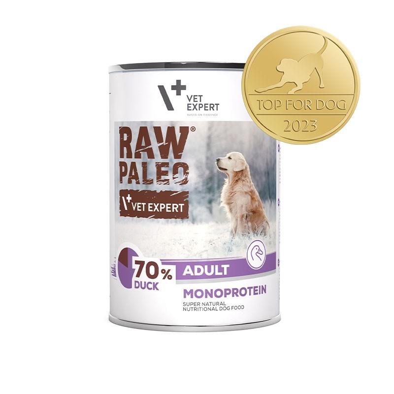 Hundefoder vådfoder VetExpert Raw Paleo Adult Monoprotein And – 400 g