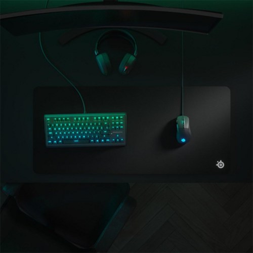 Musemåtte gaming XXL - SteelSeries QcK, 90 × 40 cm, sort