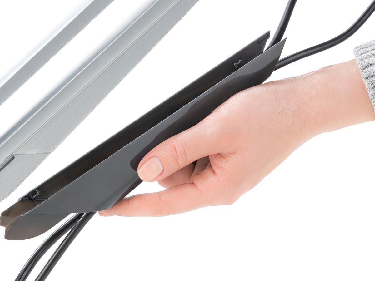 Skærmholder til skrivebord - NOVUS dobbelt monitorarm 19-27", sort
