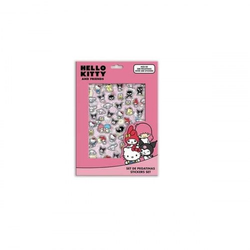Hello Kitty klistermærker - Pink stickersæt til børn