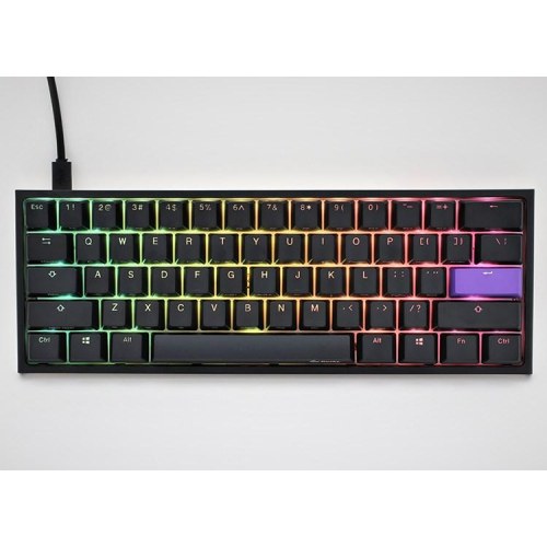 Tastatur gaming Ducky One 2 Pro Mini USB QWERTY – sort