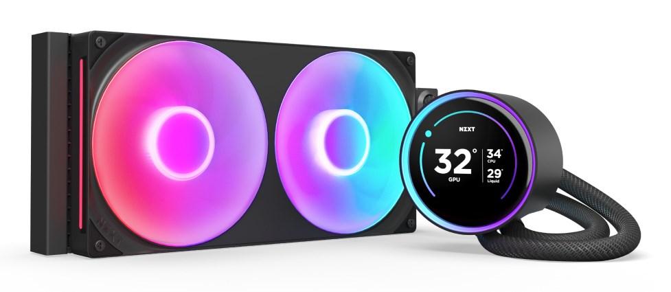 Vandkøling CPU – NZXT Kraken Elite 280 RGB, 14 cm, sort billede