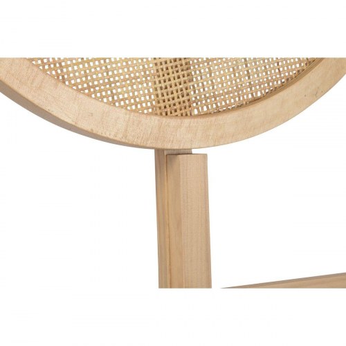 Sengegavl i natur - , spanskrør & paulownia, 160 x 130 cm