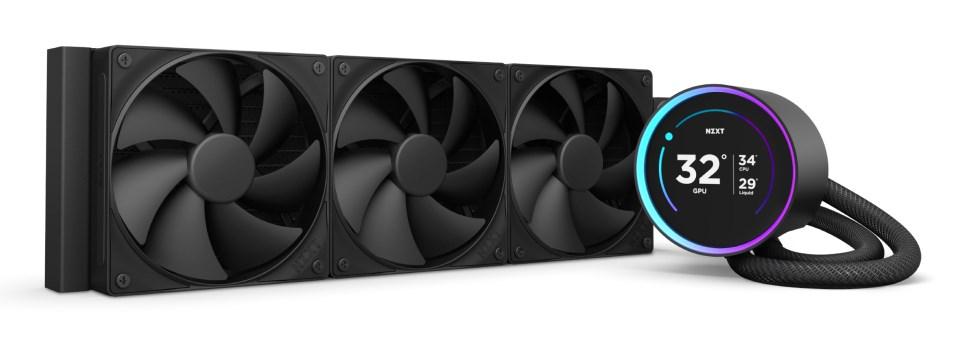 Vandkøling NZXT Kraken Elite 360 V2 med LCD billede