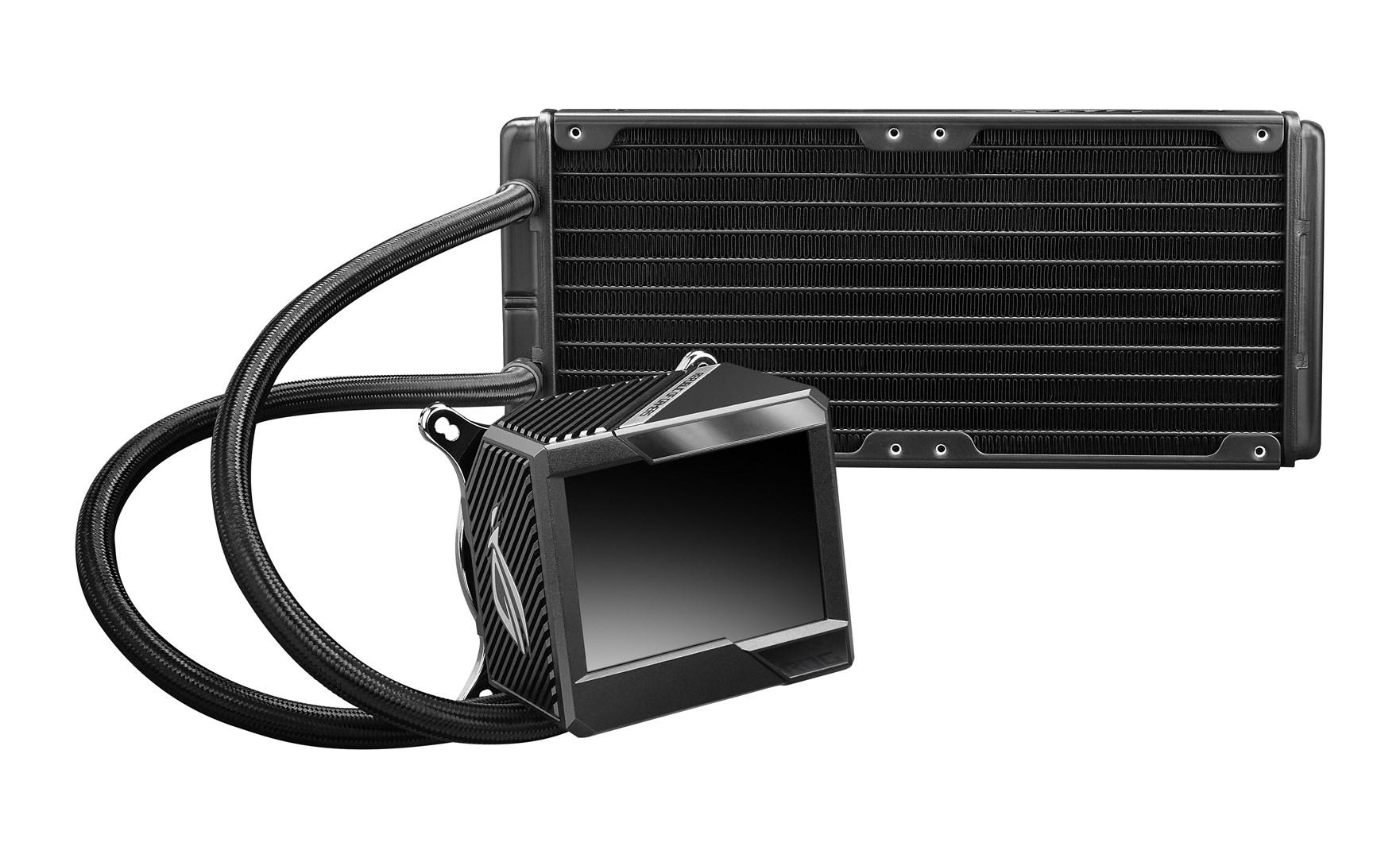 Vandkøler til CPU ASUS ROG Ryujin II 240 – 240 mm, sort billede