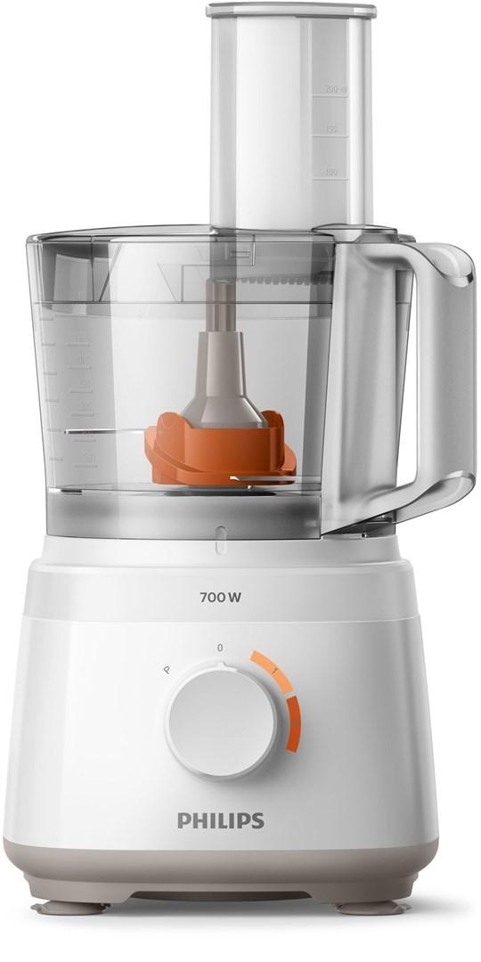 Foodprocessor Philips Daily Collection HR7310/00 - kompakt 700 W, 2,1 l skål billede