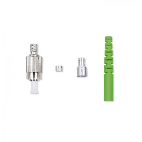 Fiberoptisk stik FC/APC â Qoltec 54443, singlemode, grÃ¸n
