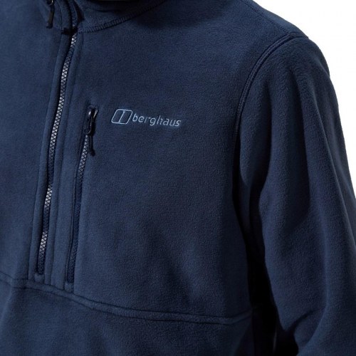 Fleece trøje herre - Berghaus Prism Half Zip, L, blå