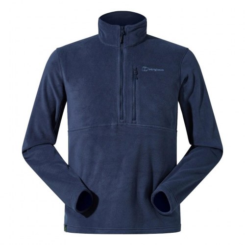 Fleece trøje herre - Berghaus Prism Half Zip, L, blå