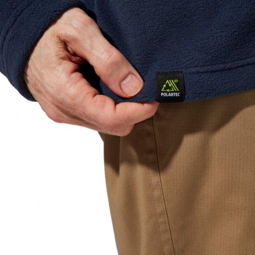 Fleece trøje herre - Berghaus Prism Half Zip, L, blå