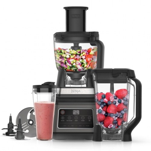 Foodprocessor NINJA BN800 – 1,8 l skål, 2,1 l blender, 1.200 W – sort/sølv