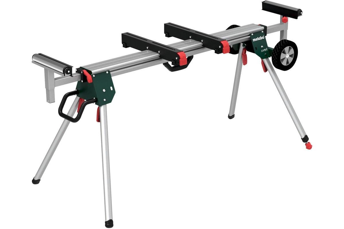 Kap-/geringssavstativ Metabo - sammenklappeligt med hjul, metal, 4 ben billede