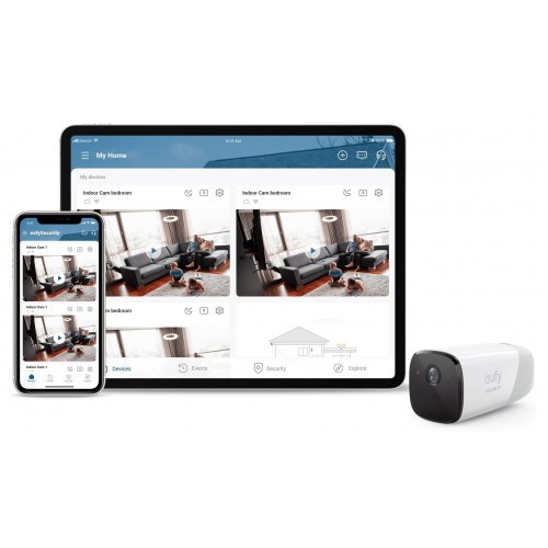 Overvågningskamera sæt – Eufy Security eufyCam 2 Pro 2K, 2 kameraer