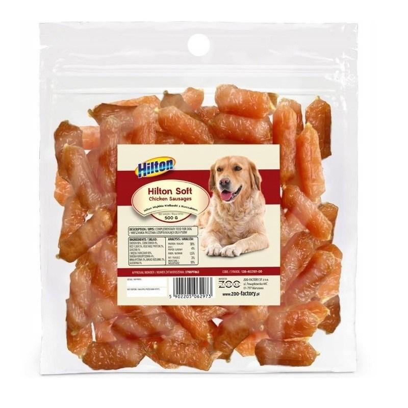 Hundegodbidder Hilton Soft kyllingepÃ¸lser â 500 g