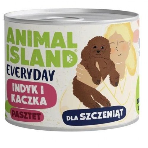 Vådfoder til hvalp ANIMAL ISLAND Everyday – kalkun og and 185 g