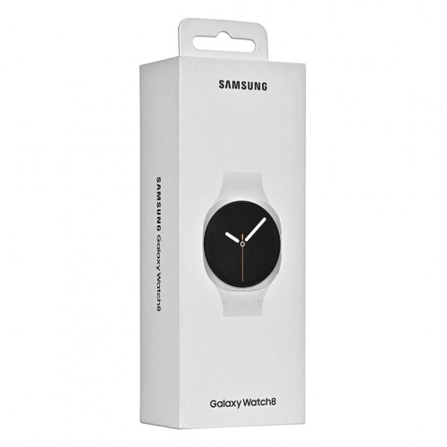 Smartwatch Samsung Galaxy Watch 8 44 mm - sølv, AMOLED 1,5" med Wi‑Fi og GPS
