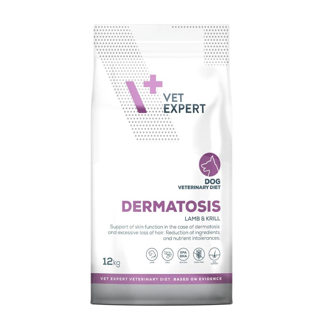 Hundefoder tÃ¸rfoder VetExpert Veterinary Diet Dermatosis Lam & Krill 12 kg