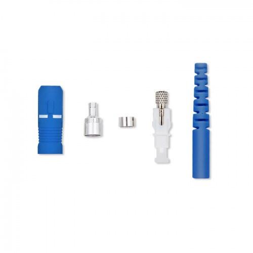 Fiberoptisk stik SC/PC â Qoltec 54430, singlemode, blÃ¥