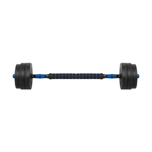 Håndvægte justerbare 2x10 kg - Rebel Active med forbindelsesstang