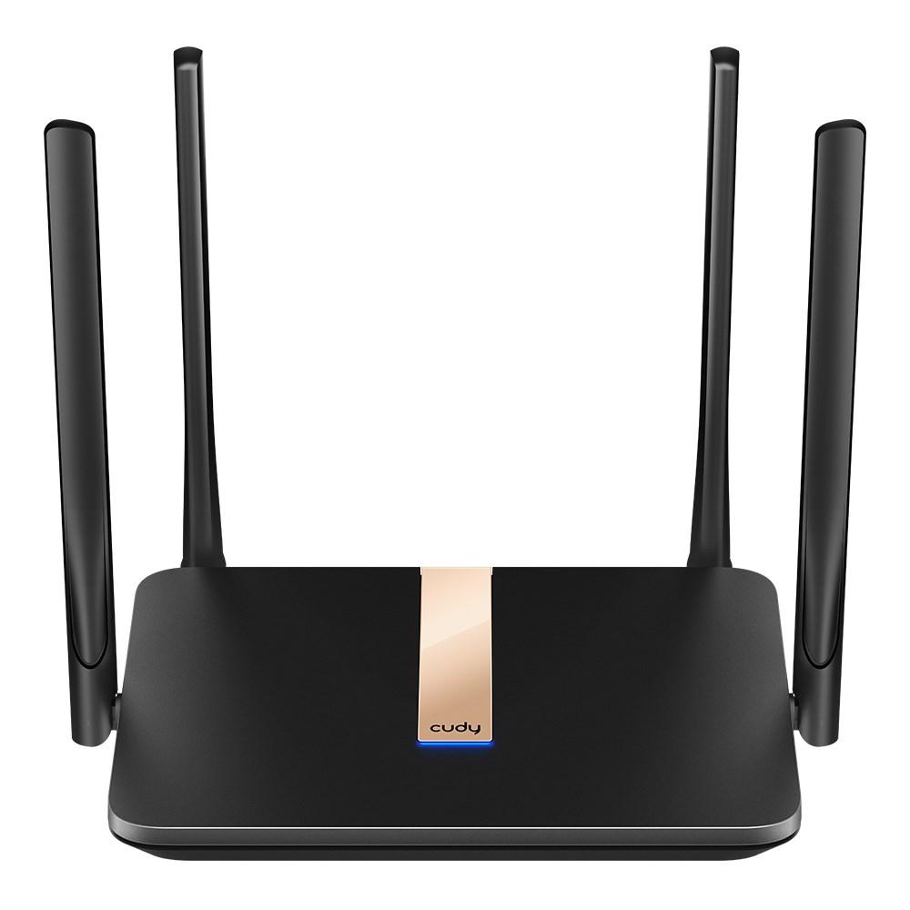 Wi‑Fi router dual‑band Cudy LT500D 4G - sort billede