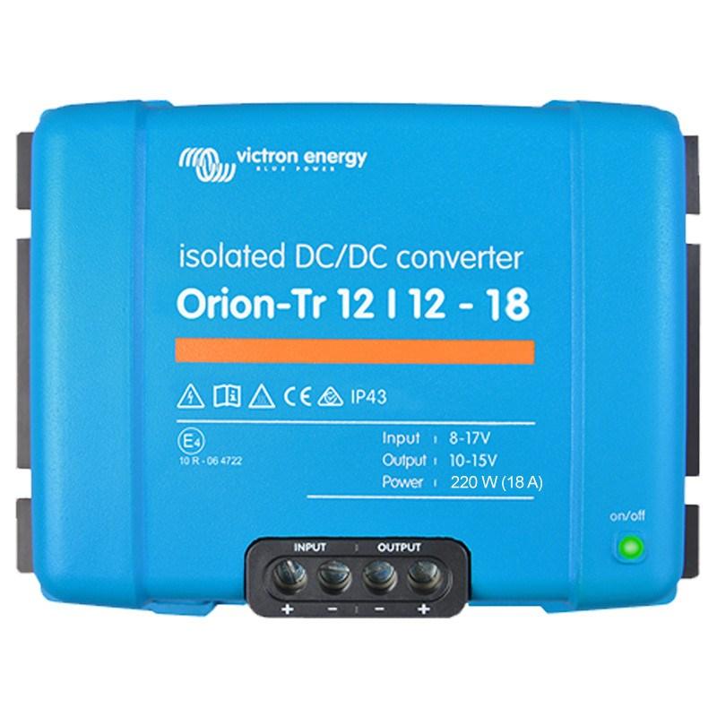 Victron Energy Orion-Tr 12/12-18A 220 W inverter til biler (ORI121222110)