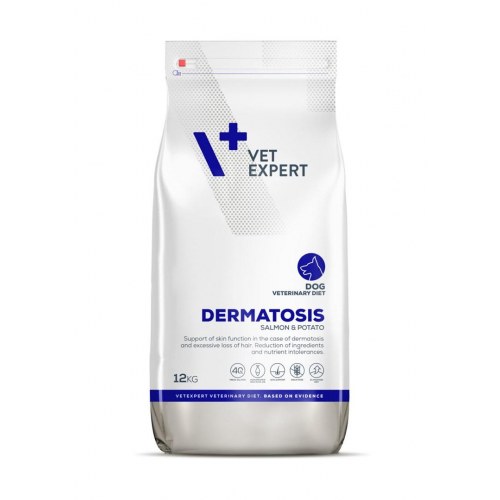 Hundefoder VetExpert Veterinary Diet Dermatosis Laks & Kartofler 12 kg