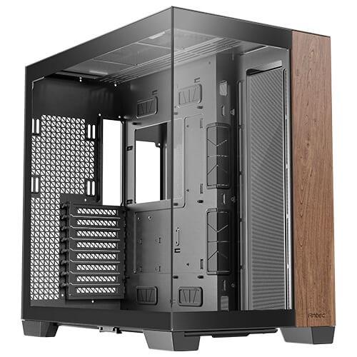 PC kabinet Antec C8 Wood Full Tower - sort/wood billede