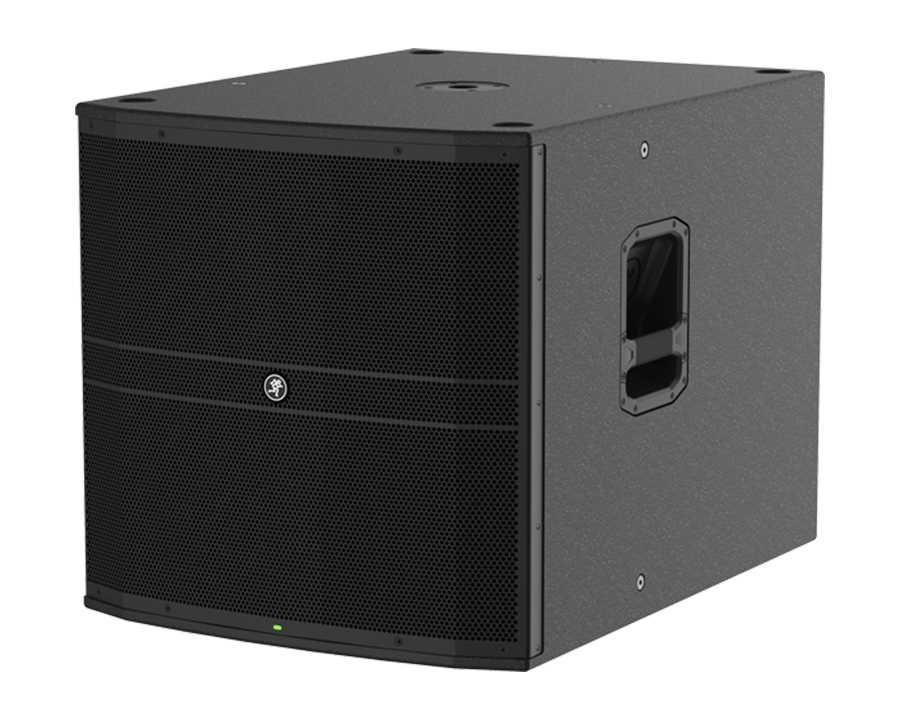 Mackie DRM18S, 2000 W, Aktiv subwoofer, 30 - 160 Hz, 135 dB, 45,7 cm (18), Sort