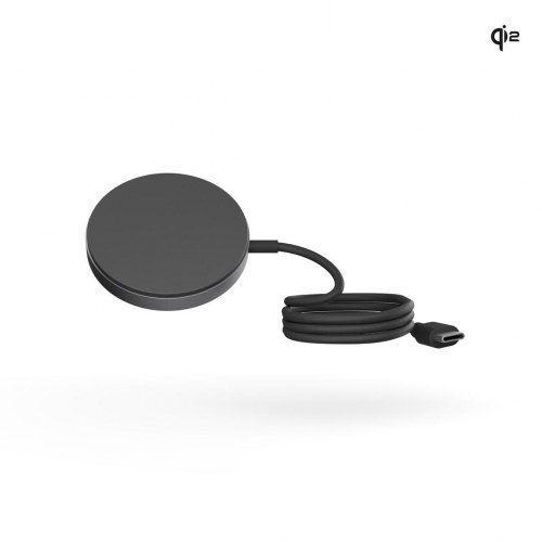 Trådløs Qi2 oplader med MagSafe – 15 W, USB-C, sort