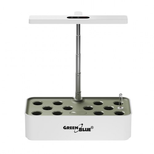 Smart indendørs dyrkningssystem – GreenBlue, 4 l, 12 planter, fuldspektrum LED