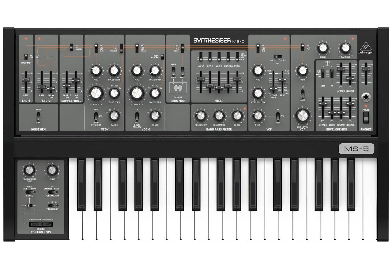 Synthesizer analog - Behringer MS-5, 37 tangenter
