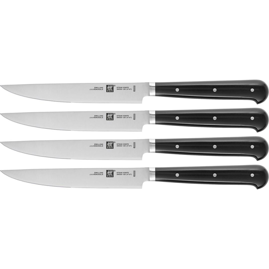 Steakknive sæt 4 stk. - ZWILLING, savtakket, 12 cm