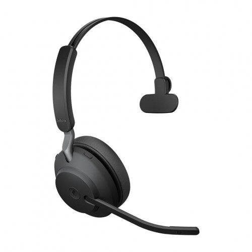 Trådløst headset Jabra Evolve2 65 USB-A Mono med ladestand (MS) – Sort
