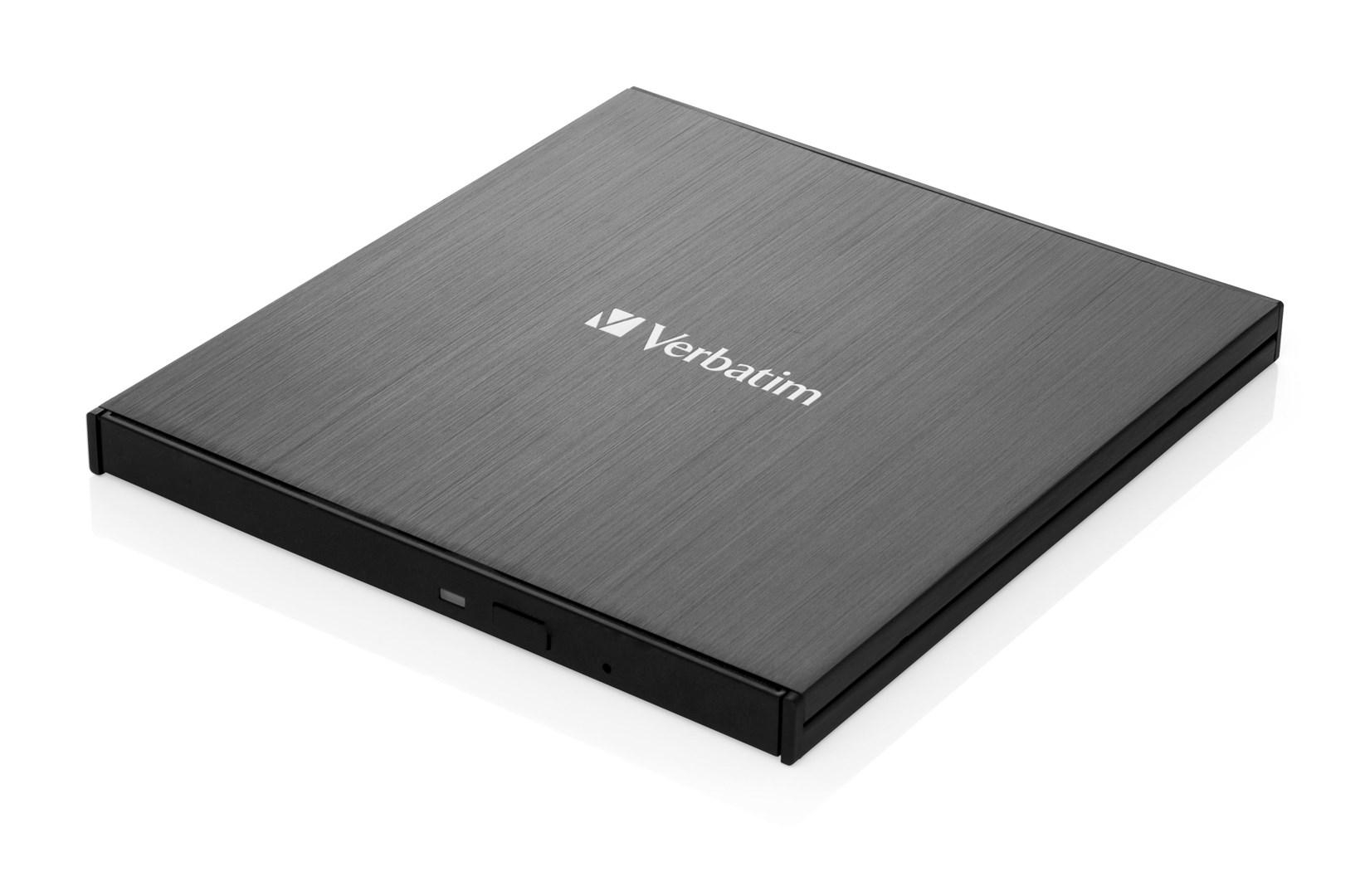 Ekstern CD/DVD-drev - Verbatim Slimline, USB 3.2
