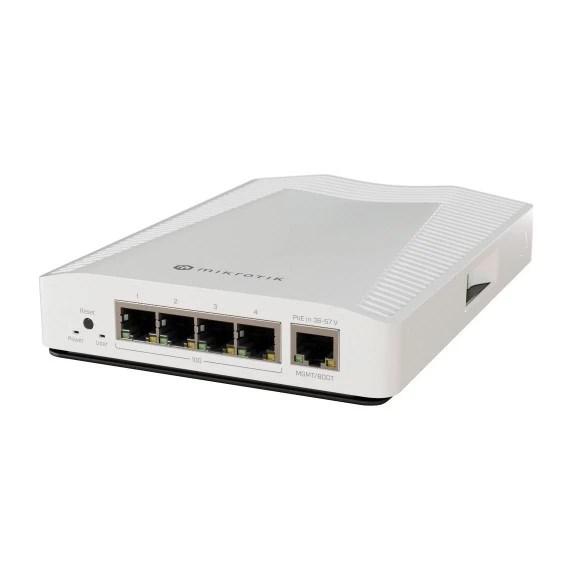 Netværksswitch MikroTik CRS304-4XG-IN - desktop/DIN-skinne, 4× 10G RJ-45