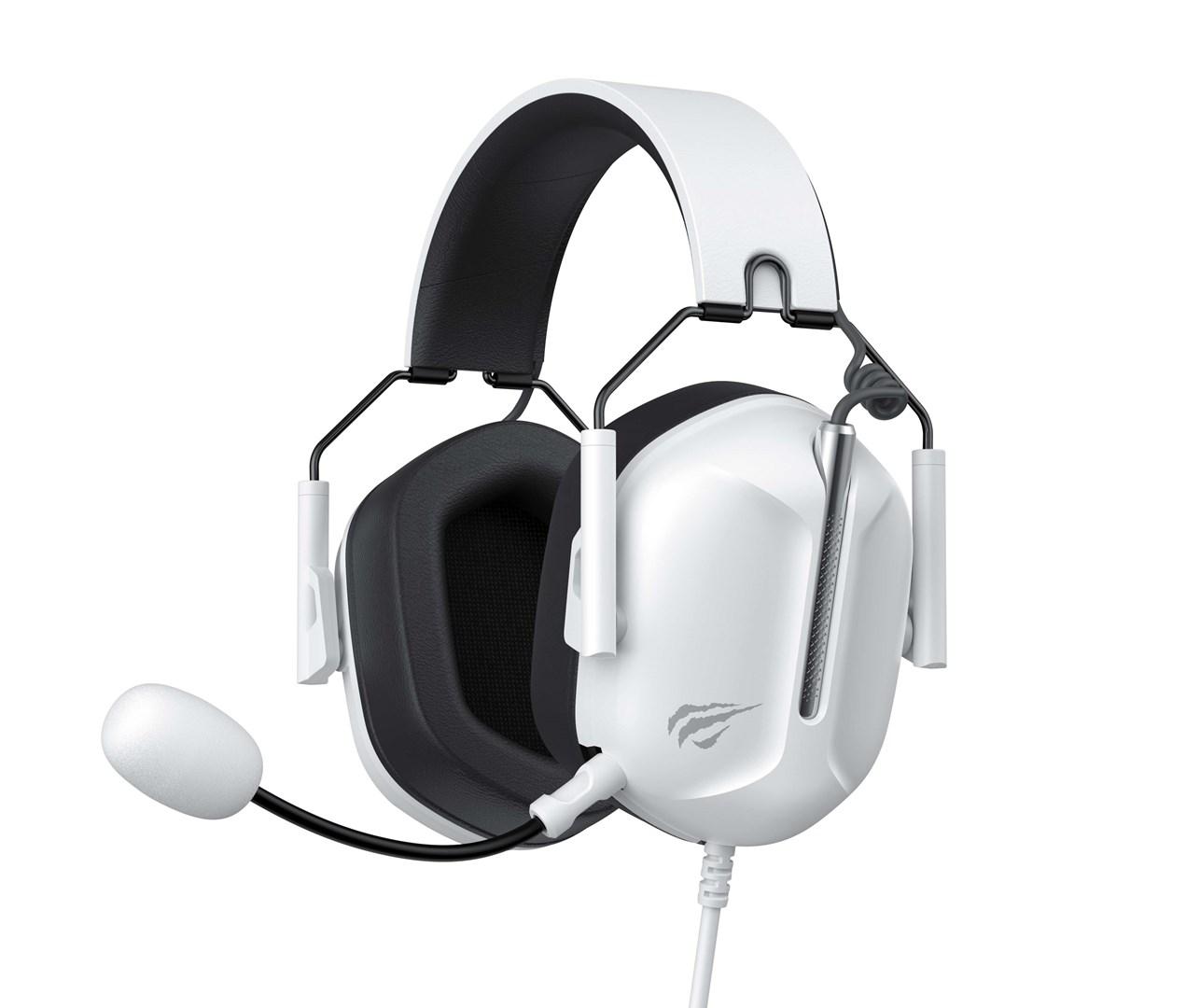 Gaming headset Havit H2033D - hvid/sort billede