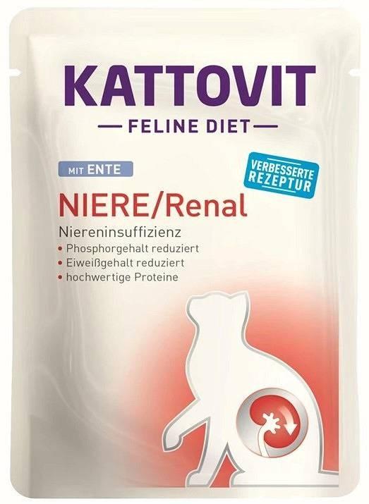 Vådfoder til kat – Kattovit Feline Diet Niere/Renal med and, 85 g